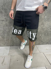 PANTALON SCURT BUMBAC NEGRU KAKI "REALITY"
